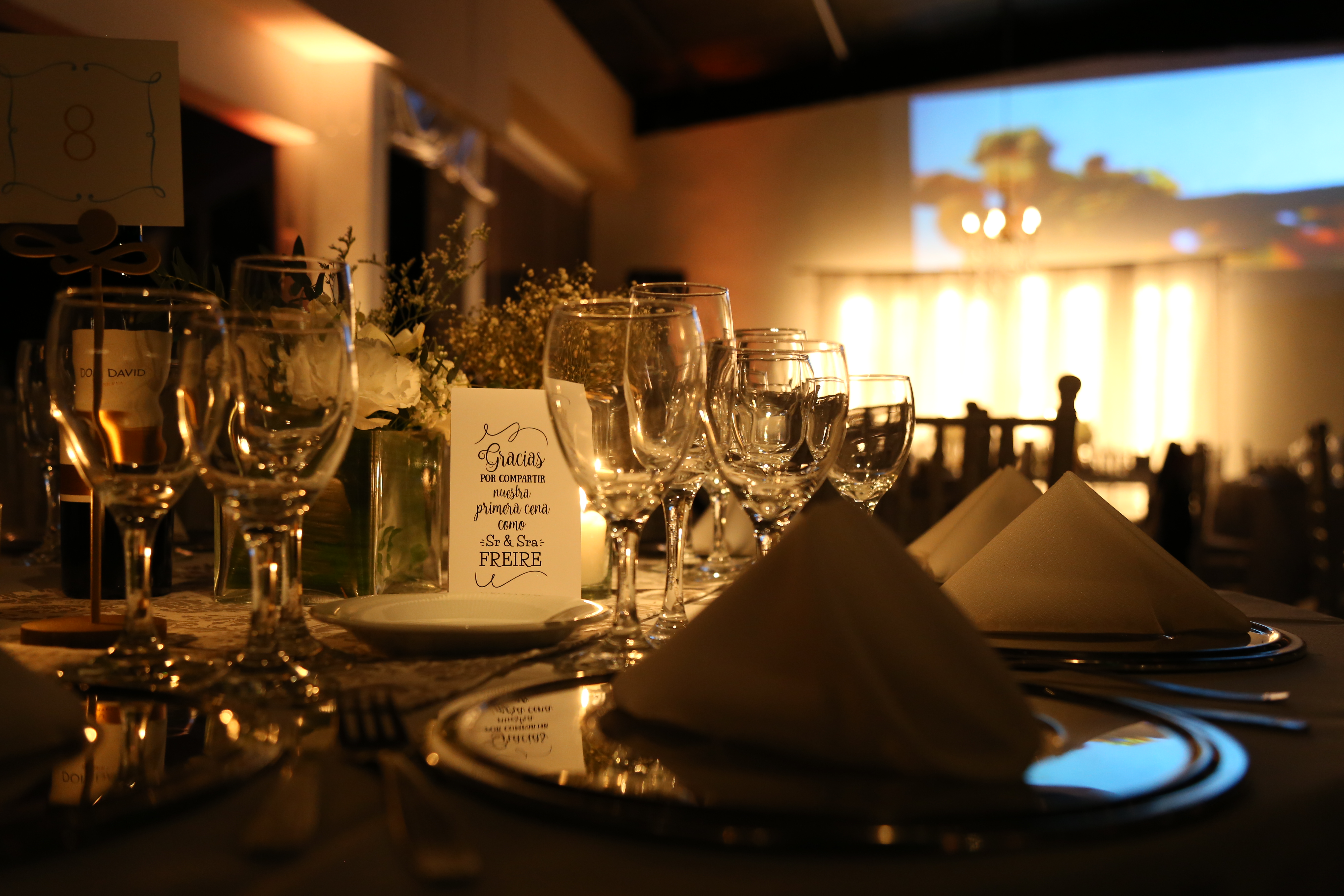 Mesa de bodas en Haras 202