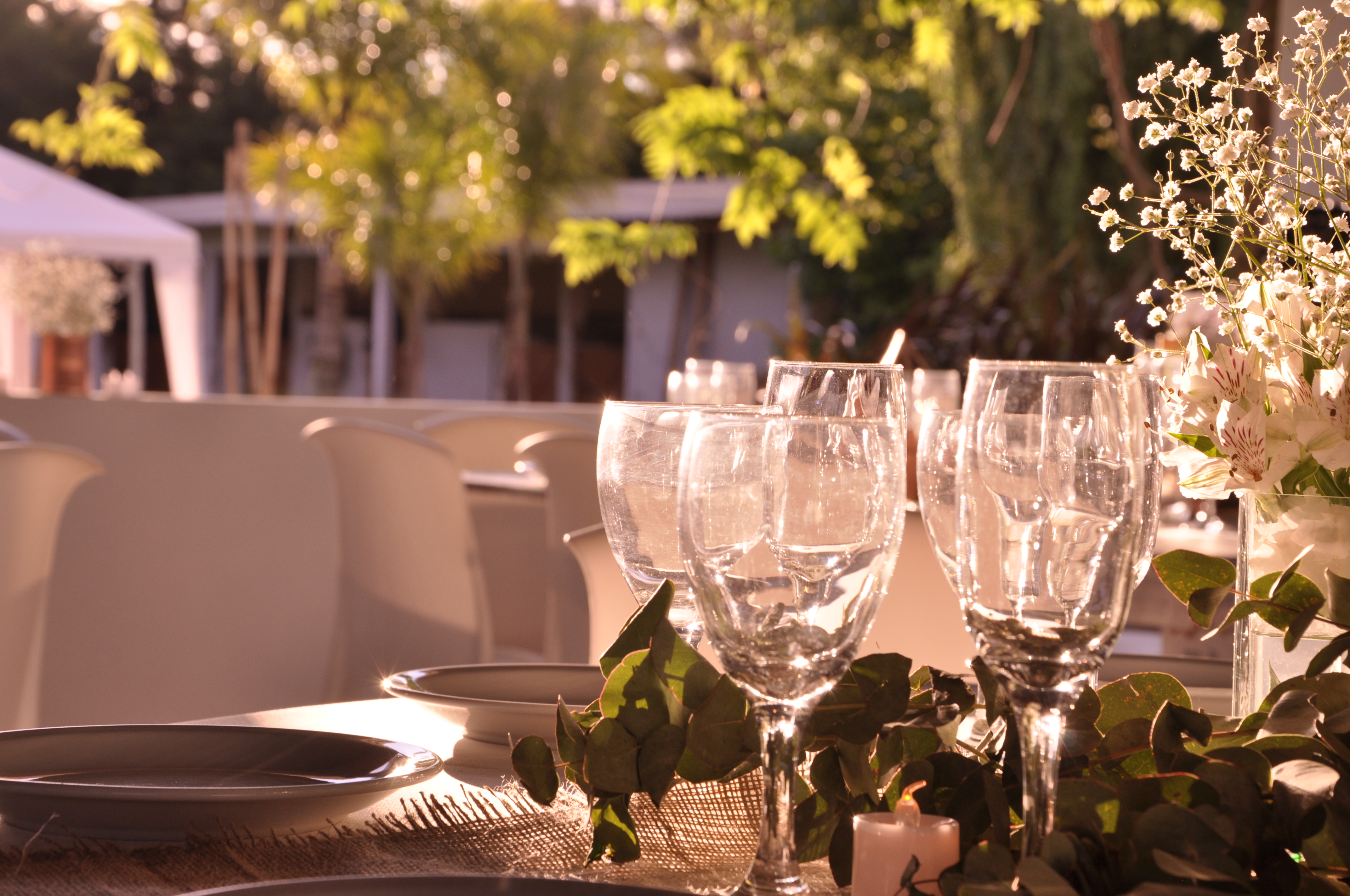 Mesa en jardines Haras 202